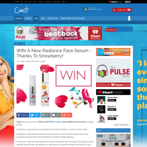 Win a New Radiance Face Serum