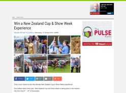 Win a New Zealand Cup and Show Week experience!