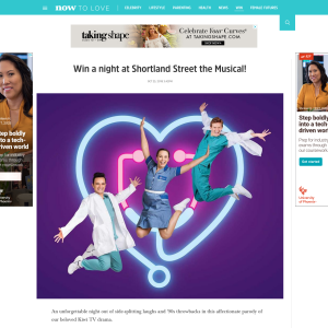 Win a night at Shortland Street the Musical