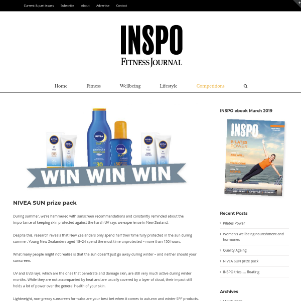 Win a Nivea Sun prize pack