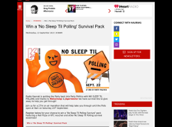 Win a 'No Sleep Til Polling' Survival Pack