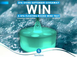 Win a Non-Inflatable LED Spa Floating Wine Tray