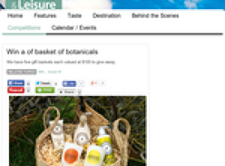 Win a of basket of botanicals