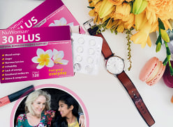 Win a one month supply of NuWoman 30 plus Hormone Balance Support 60