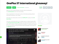 Win a OnePlus 5T