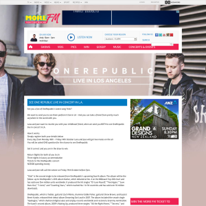 Win a OneRepublic Live Concert Experience in LA