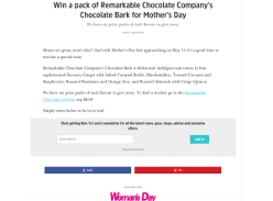 Win a pack of Remarkable Chocolate Company’s Chocolate Bark for Mother's Day