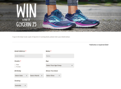 Win a pair of Brooks Glycerin 15 running shoes