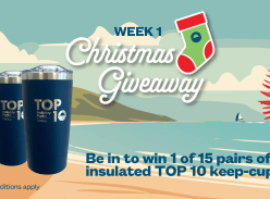 Win a Pair of Insulated TOP 10 Holiday Park Keep-Cups