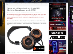 Win a Pair of Limited Edition Grado GH2 Heritage Series Headphones