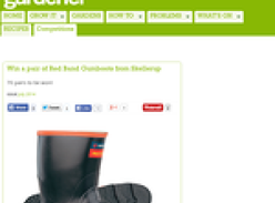 Win a pair of Red Band Gumboots from Skellerup