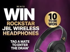 Win a pair of Rockstar JBL Wireless Headphones