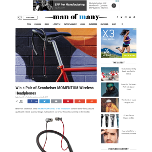Win a pair of Sennheiser Momentum wireless headphone