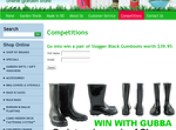 Win a pair of Slogger Black Gumboots worth $39.95