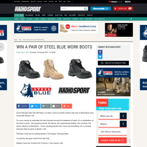 Win a pair of Steel Blue work boots