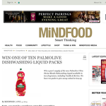 Win a Palmolive Dishwashing Liquid Pack