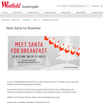 Win a pancake breakfast at Westfield Queensgate with Santa.