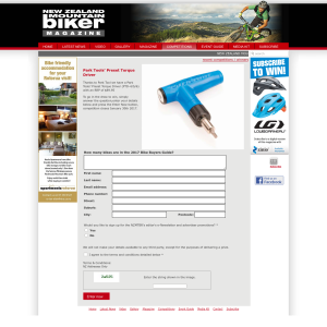 Win a Park Tools? Preset Torque Driver (PTD-4/5/6) with an RRP of $89.95