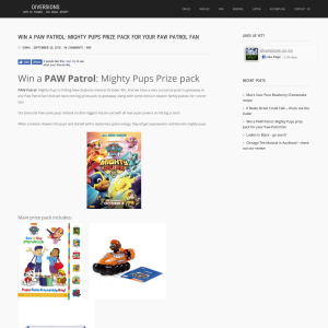 Win a PAW Patrol: Mighty Pups Prize pack