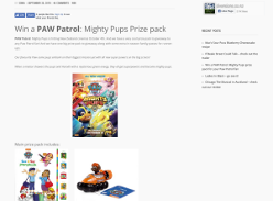 Win a PAW Patrol: Mighty Pups Prize pack