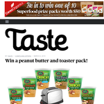 Win a peanut butter and toaster pack!