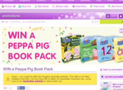 Win a Peppa Pig Book Pack