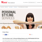 Win a Personal Styling Session and a $100 Westfield Gift Card