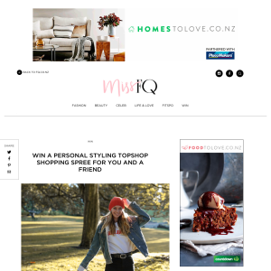 Win a personal styling Topshop shopping spree for you and a friend