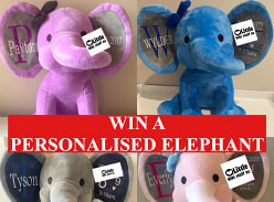Win a Personalised Elephant