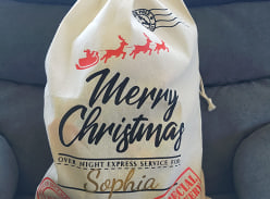 Win a personalized Santa Sack