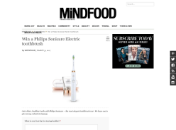 Win a Philips Sonicare Electric toothbrush