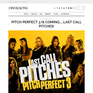 Win a Pitch Perfect 3 prize pack