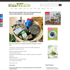 Win a plastic-free, eco-living prize pack from In My Kitchen