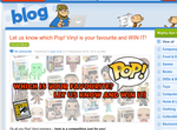 Win a Pop Vinyl