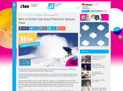 Win a Porters Ski Area Premium Season Pass