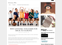 Win a Postie+ Voucher for Back to School