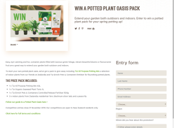 Win a Potted Plant Oasis Pack