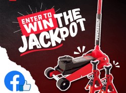 Win a Powerbuilt Garage Jack and Axle Stand Set