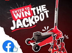 Win a Powerbuilt Garage Jack and Axle Stand Set