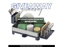 Win a Premium Full-Size Steel Dish Rack