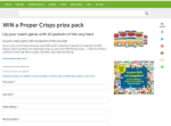 Win a Proper Crisps prize pack