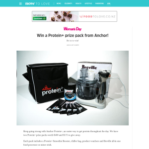 Win a Protein+ prize pack from Anchor