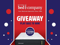 Win a Queen Size New Zealand Chirorest Mattress and Base