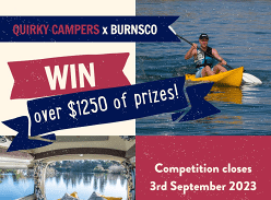 Win a Quirky Camper Van Trip & Burnsco Gift Card