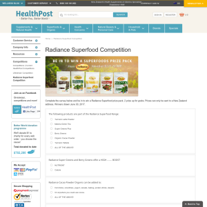 Win a Radiance Superfood prize pack