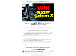 Win a Razer Seiren X USB Microphone