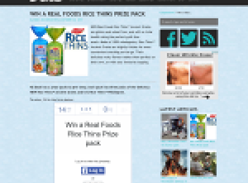 Win a Real Foods Rice Thins Prize pack