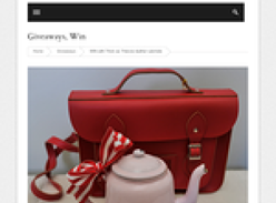 Win a red leather satchel from Thick as Thieves