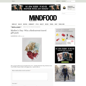 Win a Redcurrent travel gift pack