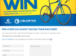 Win a Replica Avanti Racing Team Race Bike